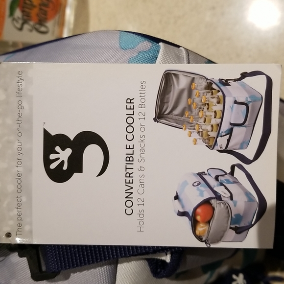 GeckoBrands Other Gecko Convertible Cooler Nwts Holds 2 Cans Snack